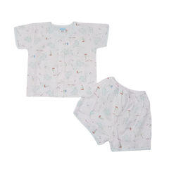 Cotton Muslin Jabla Top & Shorts