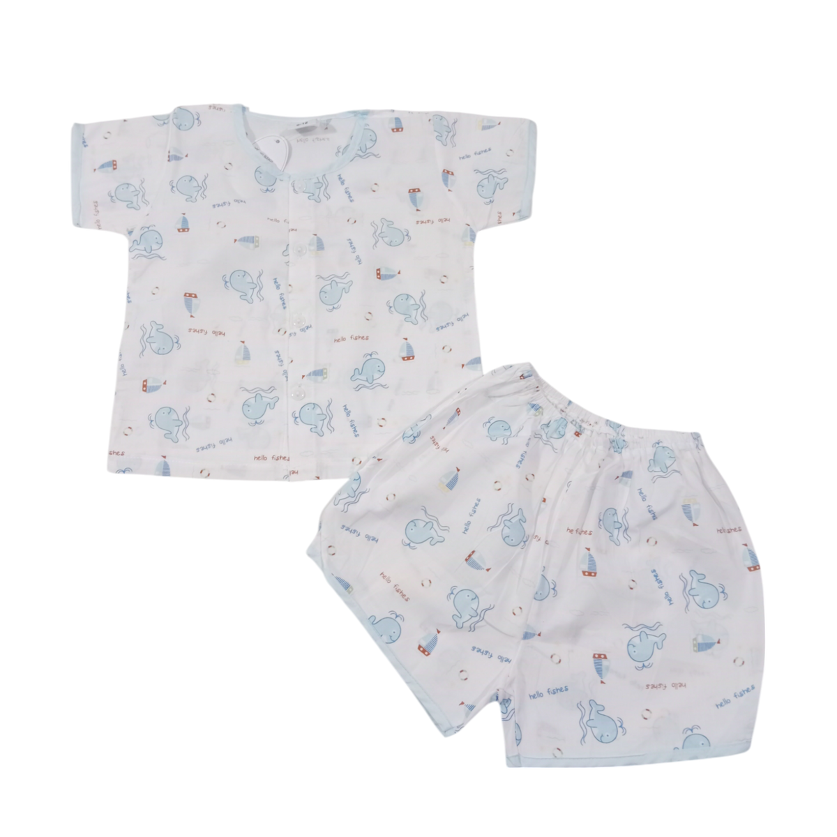 Cotton Muslin Jabla Top & Shorts