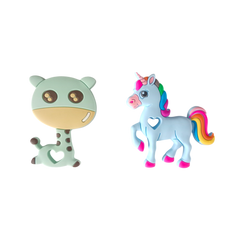 Silicone Baby Teethers (Pack of 2)