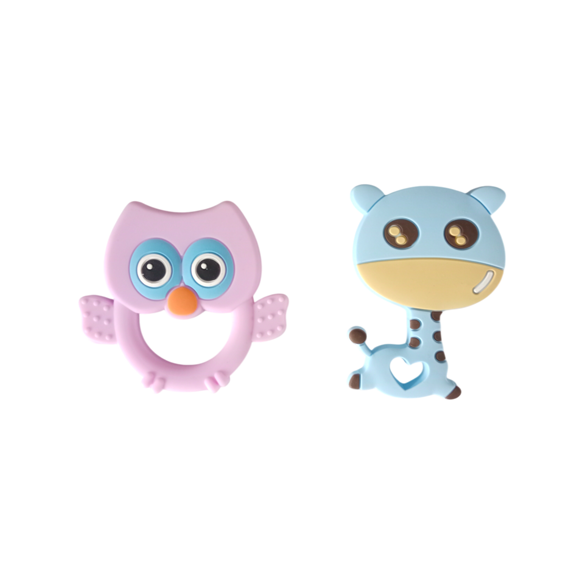 Silicone Baby Teethers (Pack of 2)