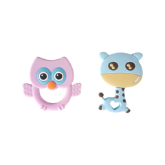Silicone Baby Teethers (Pack of 2)