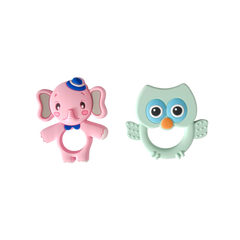 Silicone Baby Teethers (Pack of 2)