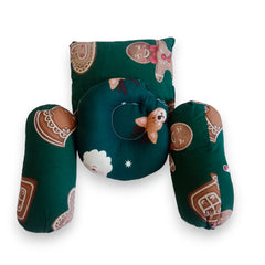 Cozy Christmas Dreams Baby Pillow & Bolster Set
