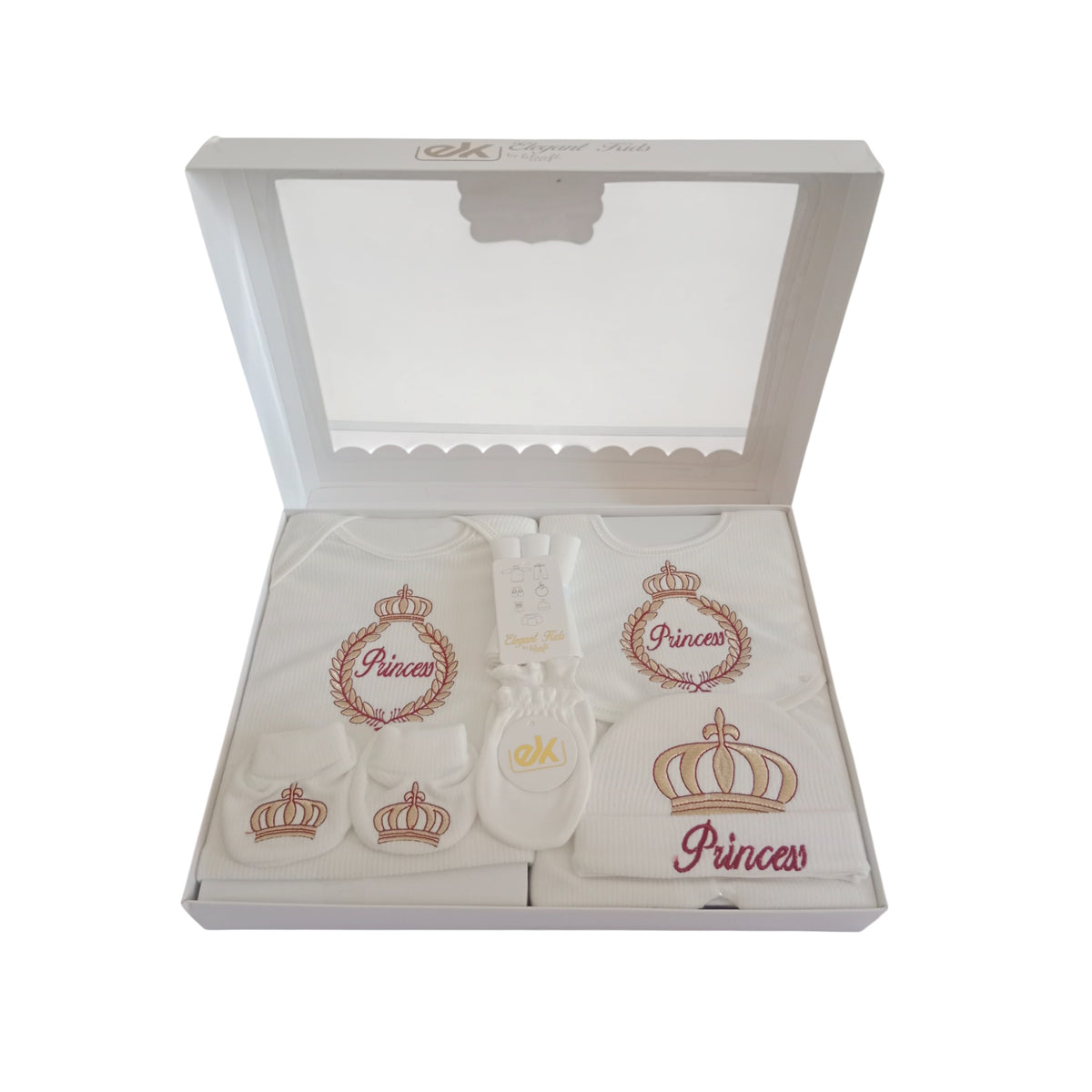 Elegant Kids Princess 9-Piece Newborn Baby Gift Set
