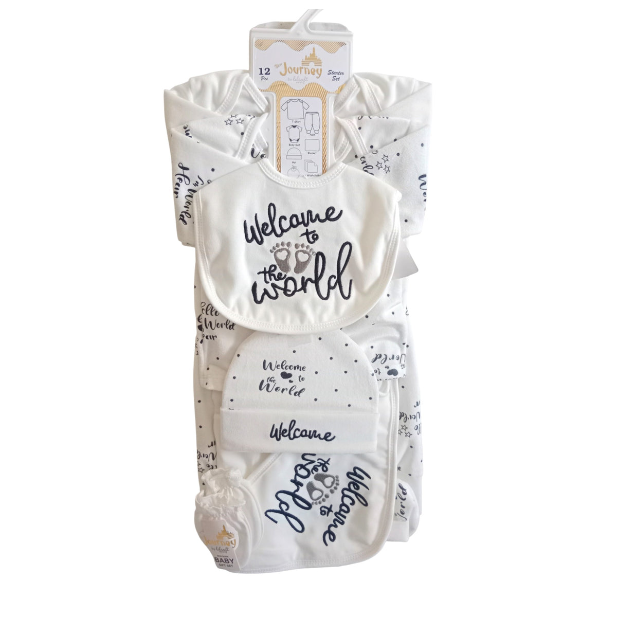 12 Pc-Newborn Starter Baby Gift Set