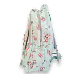 Cute Labubu Character Green School / College Backpack / Bag
