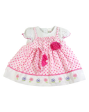 Polka Dot Girl Dress (Pink)