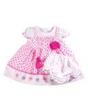 Polka Dot Girl Dress (Pink)