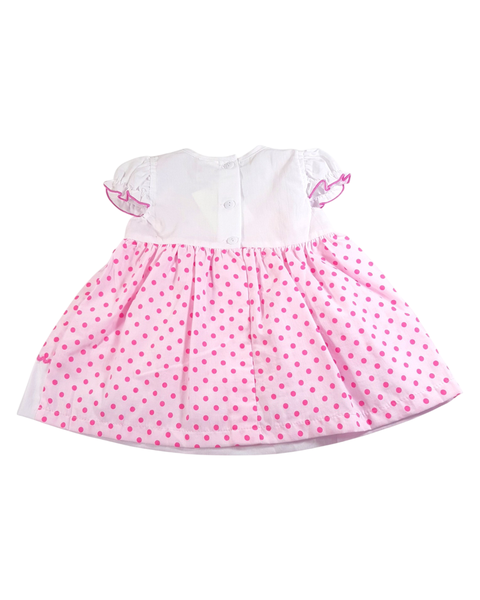 Polka Dot Girl Dress (Pink) FirstSmile PK Polka Dot Girl Dress (Pink) FirstSmile PK