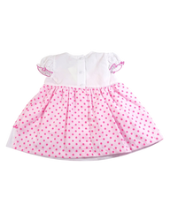 Polka Dot Girl Dress (Pink)