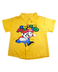 Boy Mario T-Shirt & Nicker (Yellow)