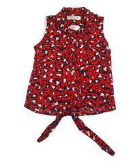 Red Stuff Baby Girl Tulip Sleeveless Shirt