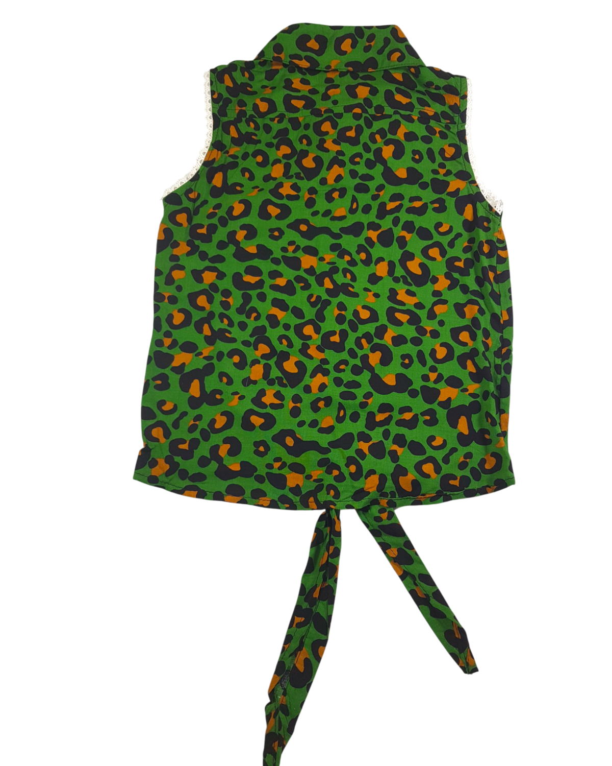 Green Stuff Baby Girl Tulip Sleeveless Shirt