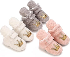 Baby Boots Autumn and Winter Fashion New Pattern Thickened Warm Comfortable Cute Non Slip Shoes