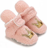 Baby Boots Autumn and Winter Fashion New Pattern Thickened Warm Comfortable Cute Non Slip Shoes