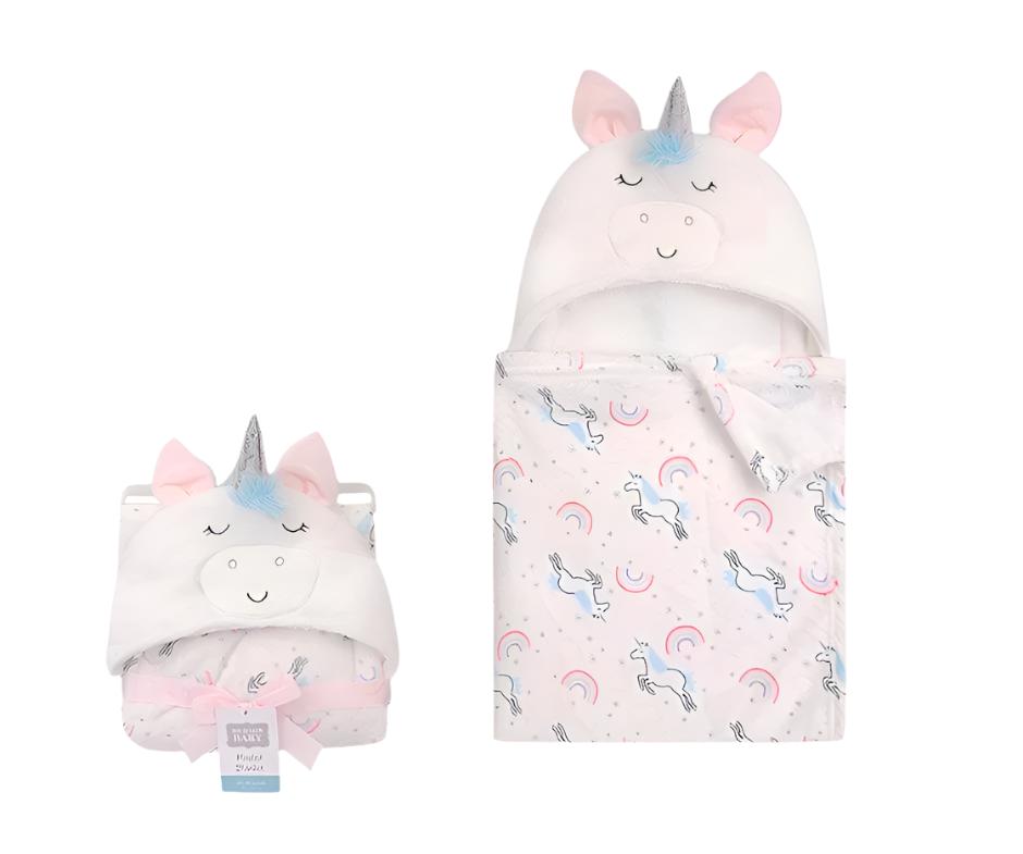 Plush Fleece 3D Hooded Blanket