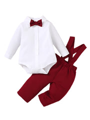 Baby Boy's Spring Autumn Gentleman Outfit 2Pcs Set