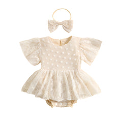 Off-White Romper Dress