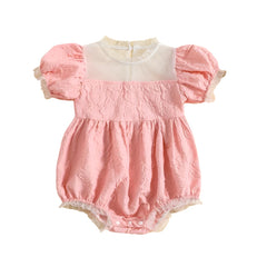 Baby Pink Romper Dress