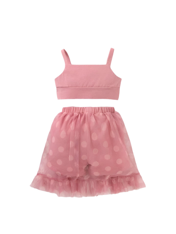 Baby Girl Pink Party 2 Pcs Dress