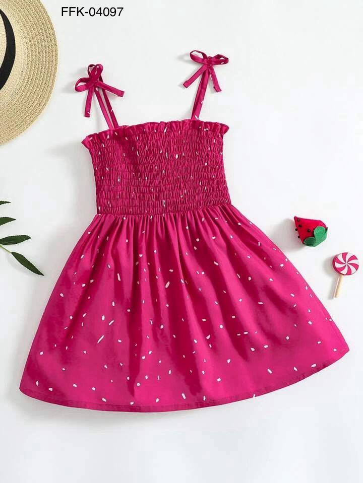 Baby Girl Red Party Fancy Frock Dress