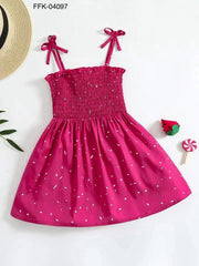 Baby Girl Red Party Fancy Frock Dress