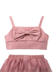 Baby Girl Pink Party 2 Pcs Dress