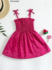 Baby Girl Red Party Fancy Frock Dress