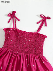 Baby Girl Red Party Fancy Frock Dress