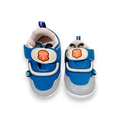 Adorable Blue Baby First Walker Shoes