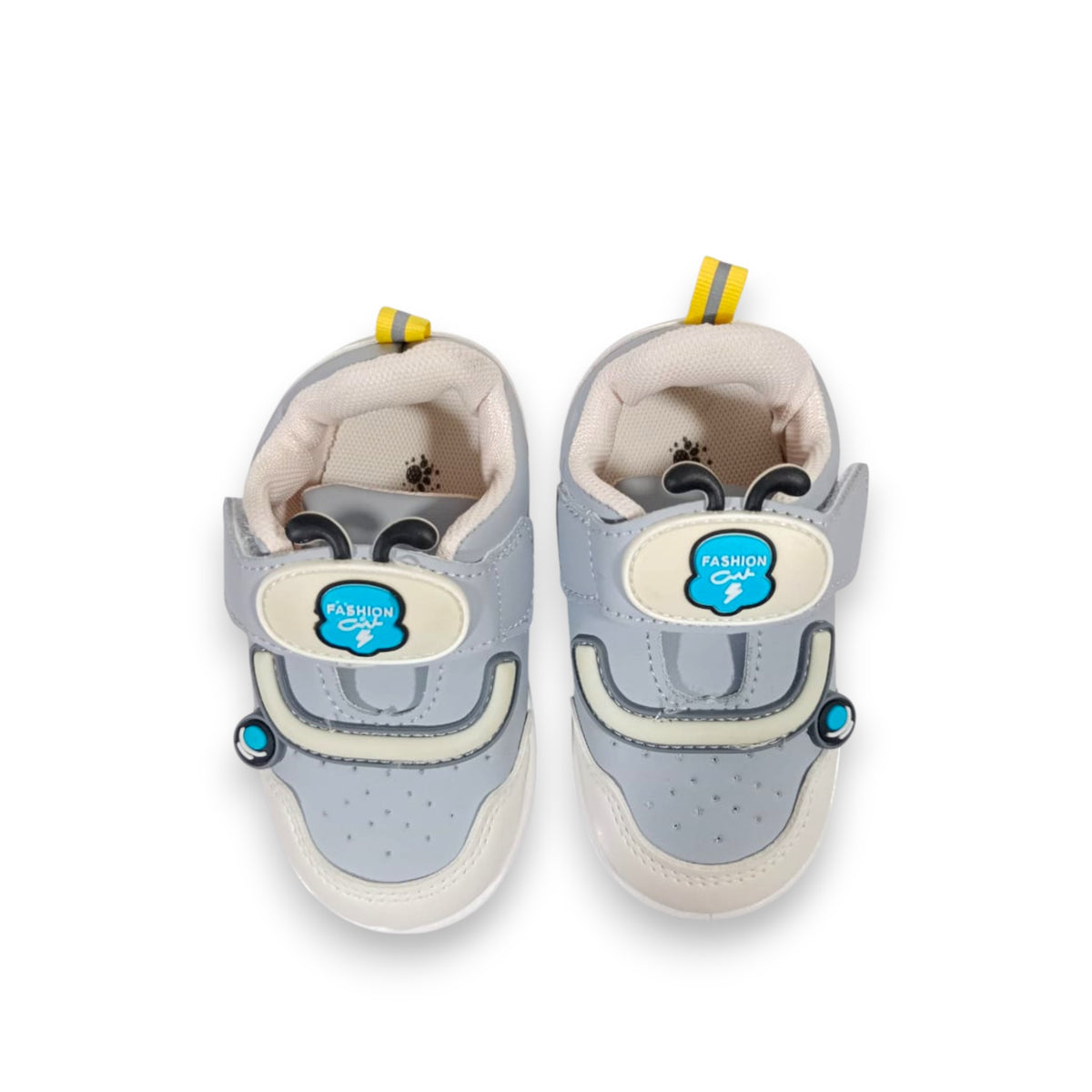Adorable Grey Baby First Walker Shoes