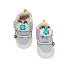 Adorable Grey Baby First Walker Shoes
