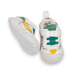 Adorable Plaid & Solid Baby Walker Shoes