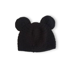 Handmade Mickey Mouse Crochet Baby Boy Romper and Hat Set