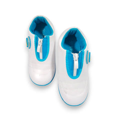 Adorable Lightning Mickey Mouse Kids' (Light Blue) Casual Shoes with Zipper Closure