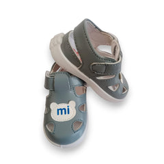 Soft Sole Toddler First Walkers (Grey)