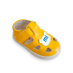 Soft Sole Toddler First Walkers (Yellow)