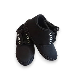 Adorable Black Baby Moccasins