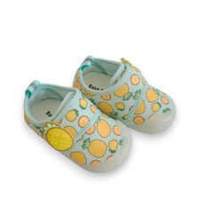 Adorable Pineapple & Orange Print Baby Soft Sole Anti-Slip Shoes
