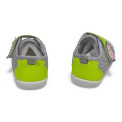 Non-Slip Grey Soft-Sole Baby Booties