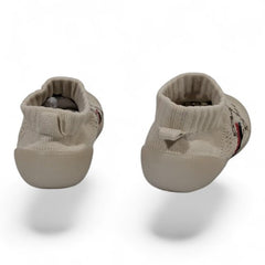Brown Knitted Anti-Slip Baby Walking Sock Shoes