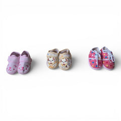 New-born Baby Booties - 3pc set