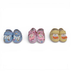 New-born Baby Booties - 3pc set