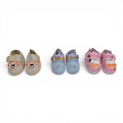 New-born Baby Booties - 3pc set