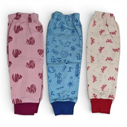 Printed Playtime Pajamas with Elastic Waistband (Pack of 3)