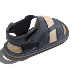 Infant Multi-Strap Sandals - Navy & Cream