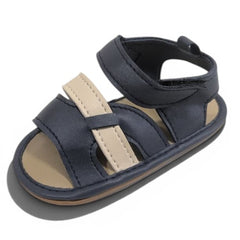 Infant Multi-Strap Sandals - Navy & Cream