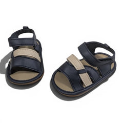 Infant Multi-Strap Sandals - Navy & Cream