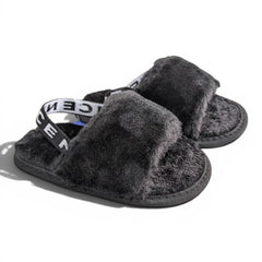 Fluffy Slingback Slippers