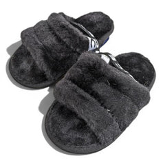 Fluffy Slingback Slippers
